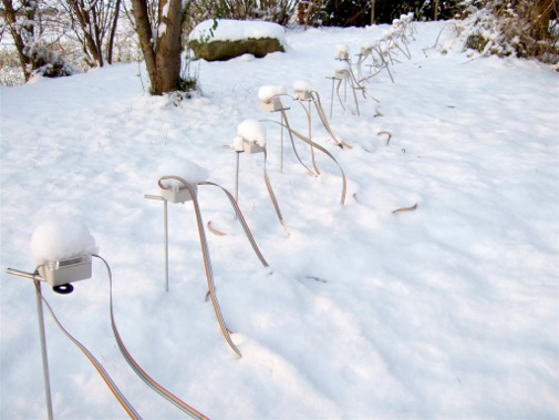 Multielectrode measurement  in winter